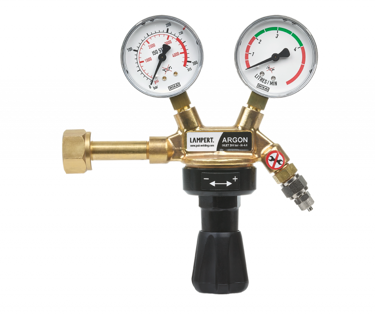 Druckninderer Duchflussregler für das benötigte Schutzgas Argon - flow regulator for the necessary shielding gas argon