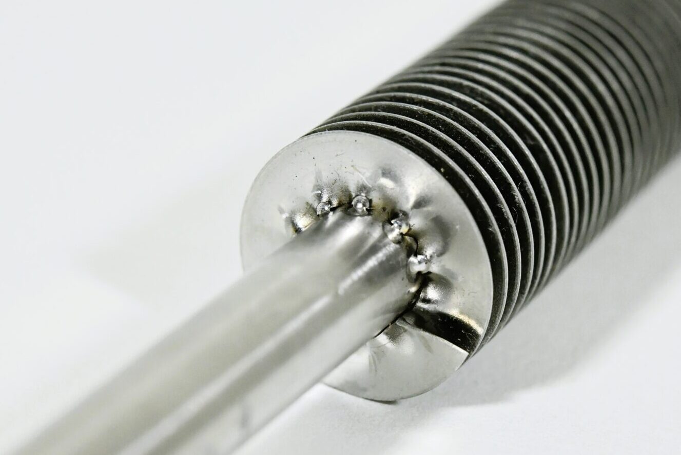 Kühlrippen geschweißt